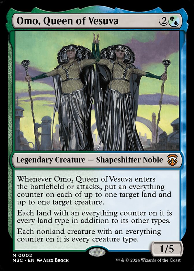 Omo, Queen of Vesuva (2) - Modern Horizons 3 Commander (M3C)