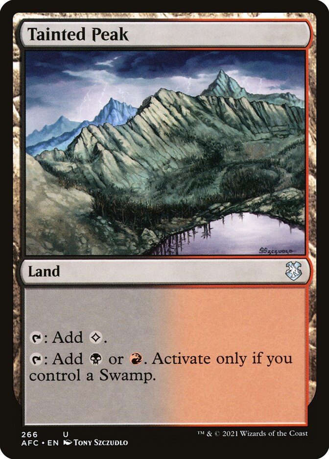 Tainted Peak (266) - Forgotten Realms Commander (AFC)