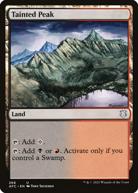 Tainted Peak (266) - Forgotten Realms Commander (AFC)