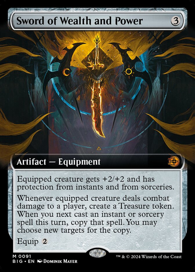 Sword of Wealth and Power - [Foil, Extended Art] The Big Score (BIG)
