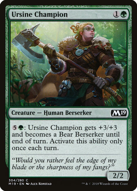 Ursine Champion (304) - Core Set 2019 (M19)