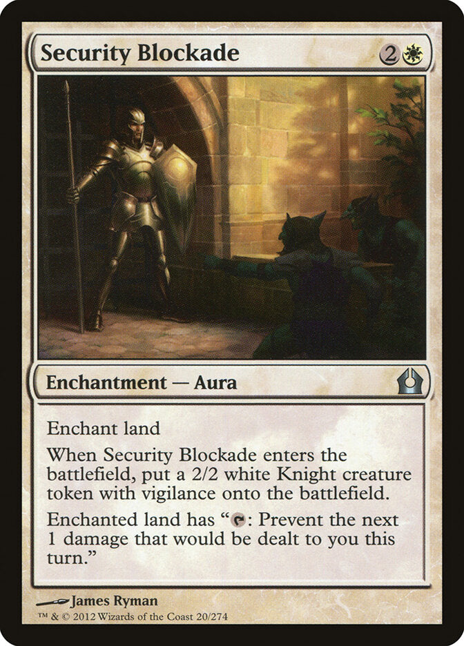 Security Blockade (20) - Return to Ravnica (RTR)
