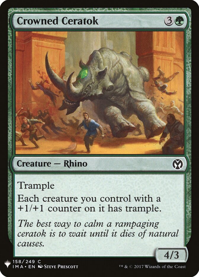 Crowned Ceratok (IMA-158) - The List (PLST)