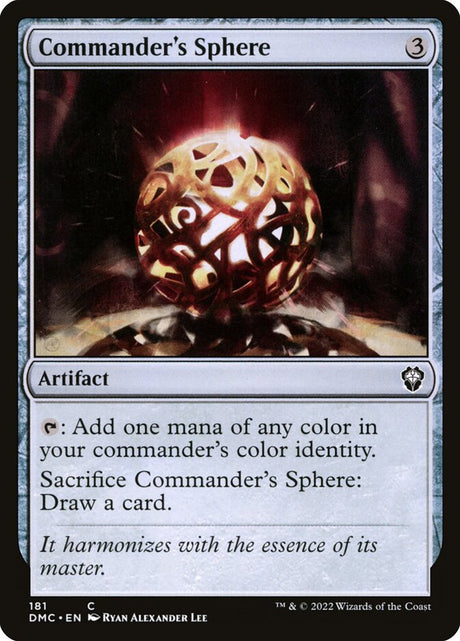 Commander's Sphere (181) - Dominaria United Commander (DMC)