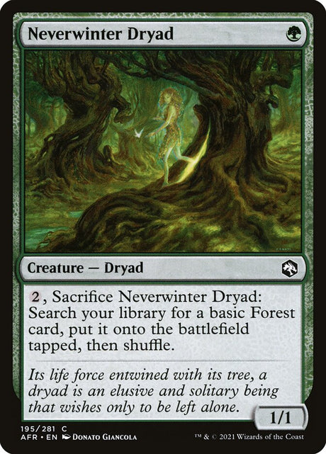 Neverwinter Dryad (195) - Adventures in the Forgotten Realms (AFR)