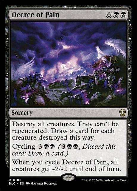 Decree of Pain (182) - Bloomburrow Commander (BLC)