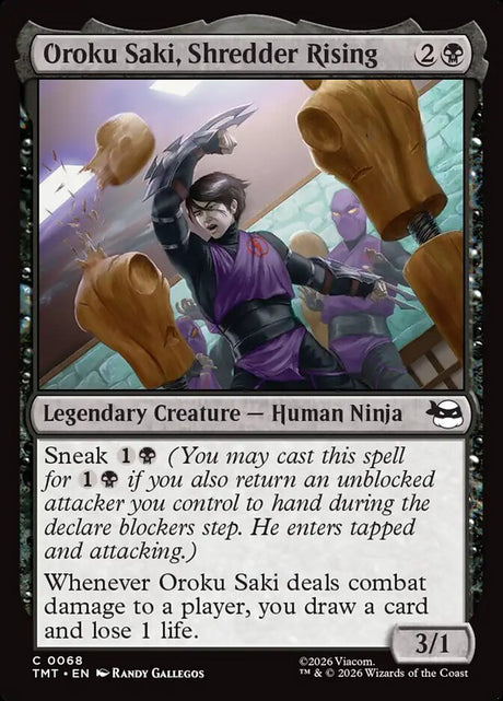 Oroku Saki, Shredder Rising (68) - Teenage Mutant Ninja Turtles (TMT)