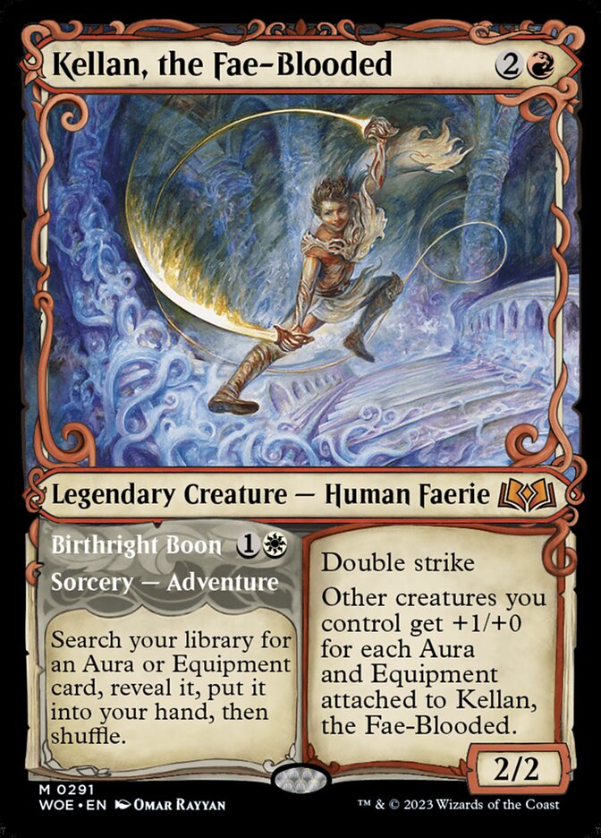 Kellan, the Fae-Blooded // Birthright Boon (291) - Wilds of Eldraine (WOE)
