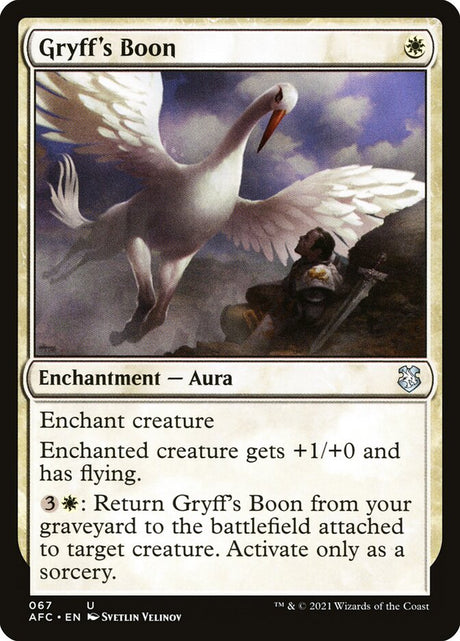 Gryff's Boon (67) - Forgotten Realms Commander (AFC)