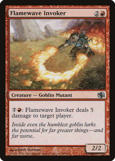 Flamewave Invoker (40) - Duel Decks: Jace vs. Chandra (DD2)