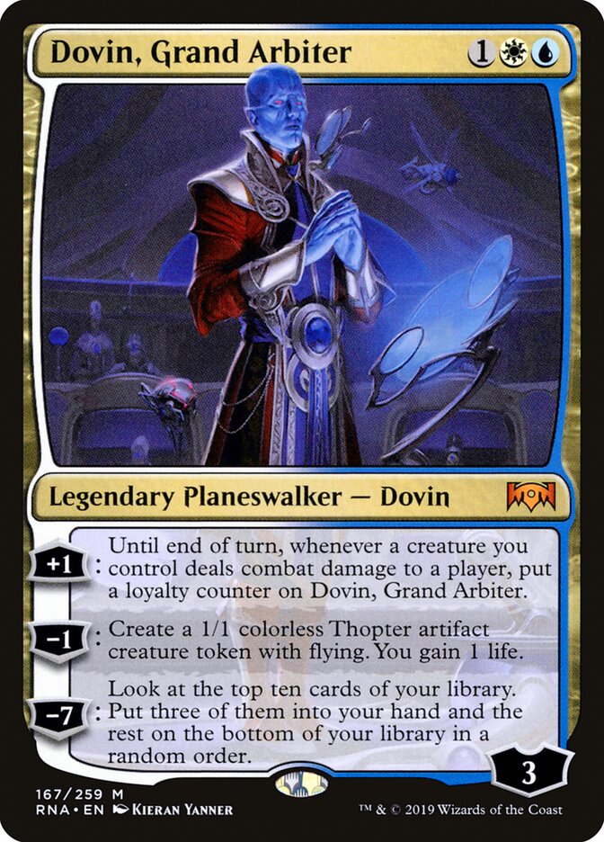 Dovin, Grand Arbiter (167) - Ravnica Allegiance (RNA)