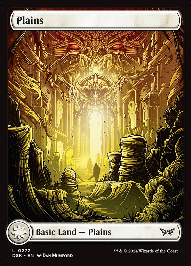 Plains (272) - [Foil, Full Art] Duskmourn: House of Horror (DSK)