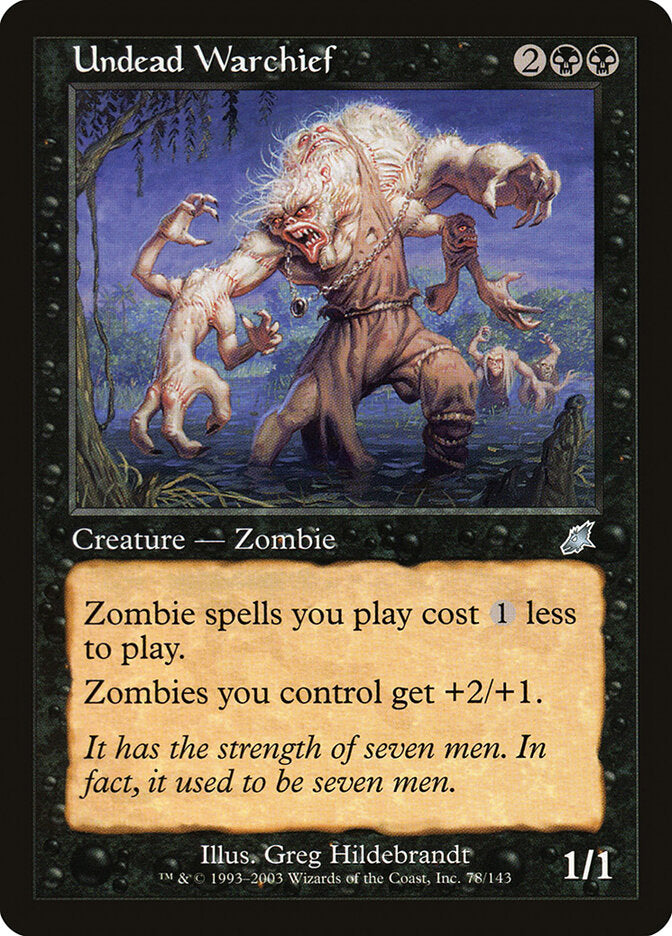 Undead Warchief (78) - Scourge (SCG)