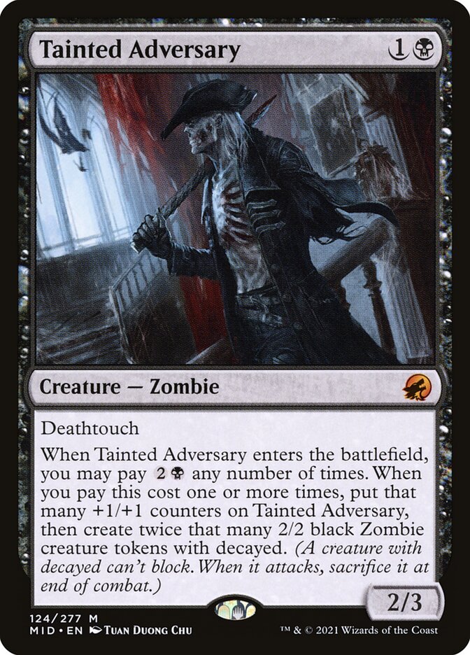 Tainted Adversary (124) - Innistrad: Midnight Hunt (MID)