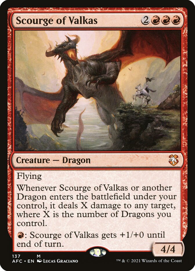 Scourge of Valkas (137) - Forgotten Realms Commander (AFC)