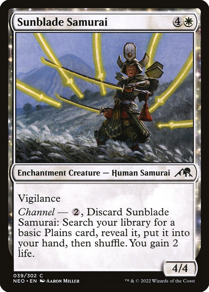 Sunblade Samurai (39) - Kamigawa: Neon Dynasty (NEO)