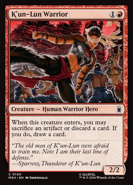 K'un-Lun Warrior (140) - Marvel Super Heroes (MSH)