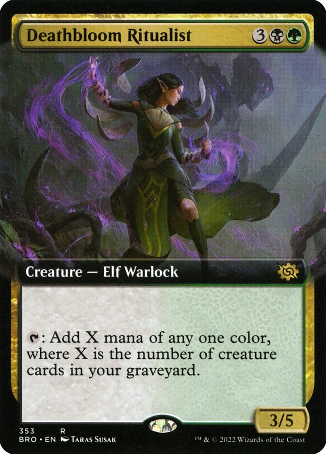Deathbloom Ritualist (353) - The Brothers' War (BRO)
