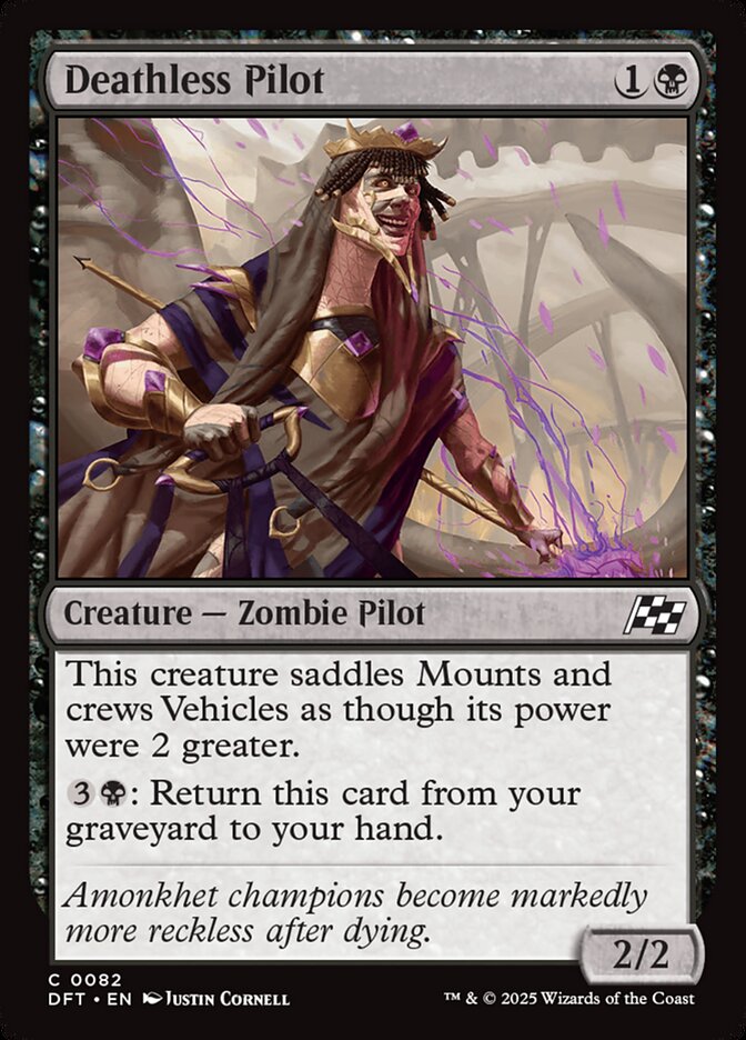 Deathless Pilot - [Foil] Aetherdrift (DFT)