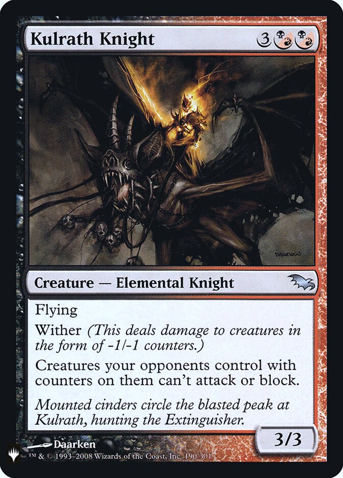 Kulrath Knight (SHM-190) - The List (PLST)