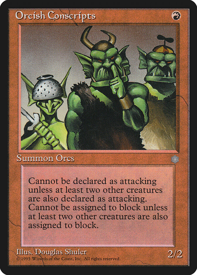 Orcish Conscripts (206) - Ice Age (ICE)