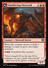 Smoldering Werewolf // Erupting Dreadwolf (171) - Innistrad Remastered (INR)