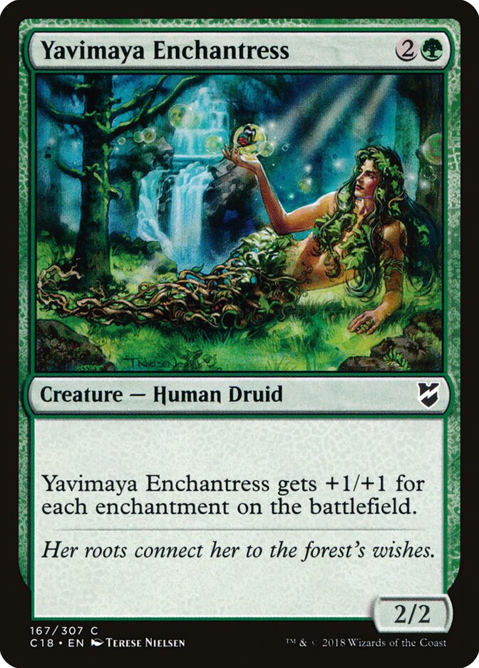 Yavimaya Enchantress (167) - Commander 2018 (C18)