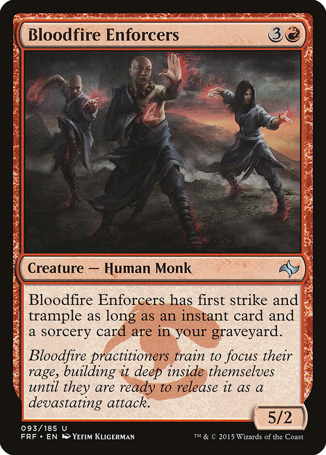 Bloodfire Enforcers (93) - Fate Reforged (FRF)