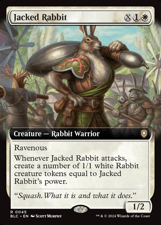 Jacked Rabbit - [Foil, Extended Art] Bloomburrow Commander (BLC)