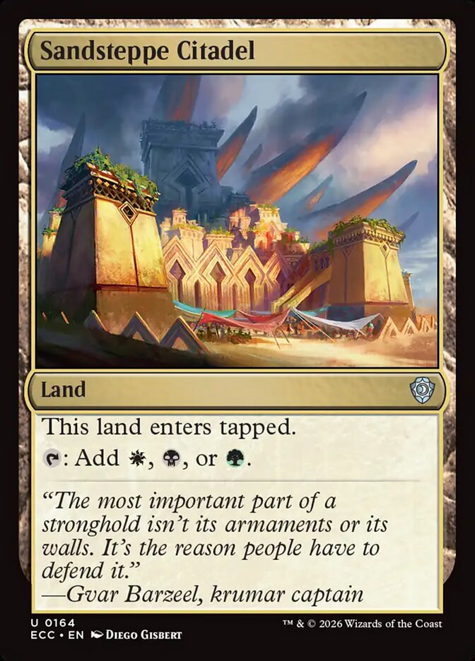 Sandsteppe Citadel (164) - Lorwyn Eclipsed Commander (ECC)