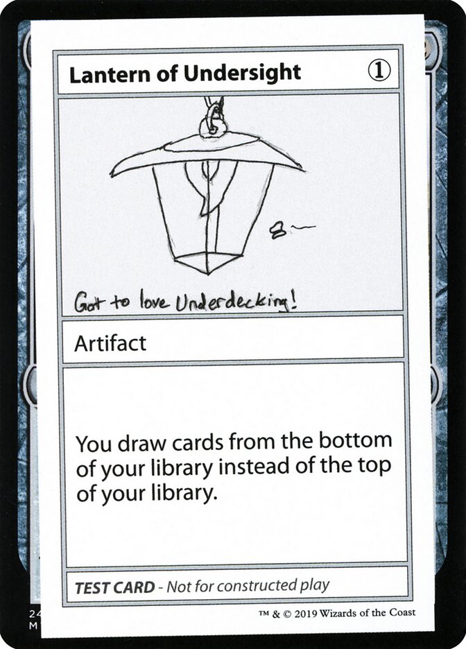 Lantern of Undersight (106) - Mystery Booster Playtest Cards 2021 (CMB2)