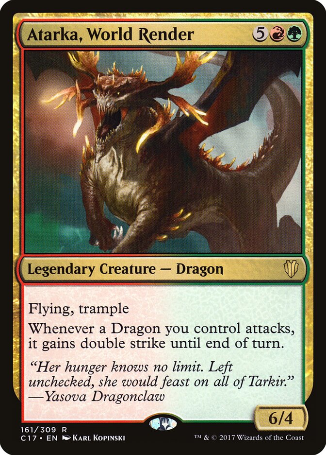 Atarka, World Render (161) - Commander 2017 (C17)