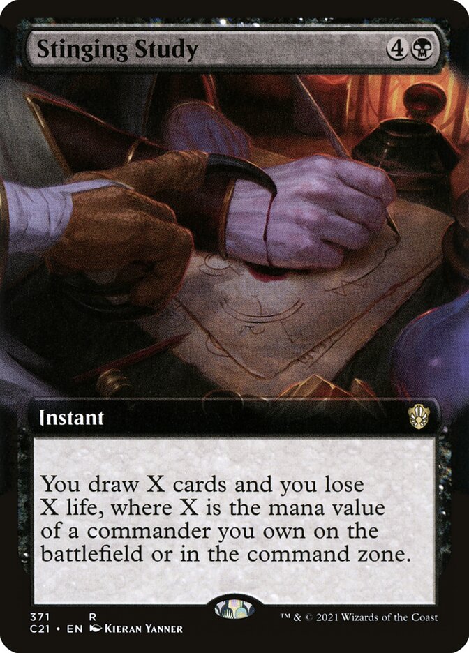 Stinging Study (371) - Commander 2021 (C21)