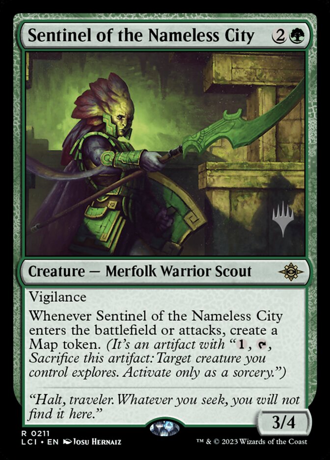 Sentinel of the Nameless City (211p) - The Lost Caverns of Ixalan Promos (PLCI)
