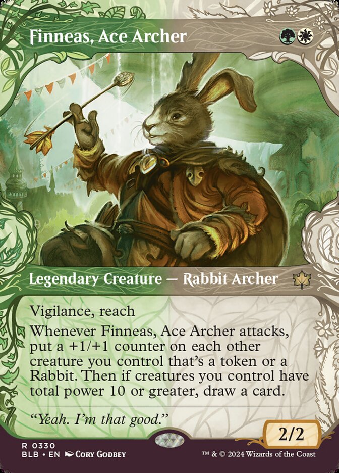 Finneas, Ace Archer - [Foil, Showcase] Bloomburrow (BLB)