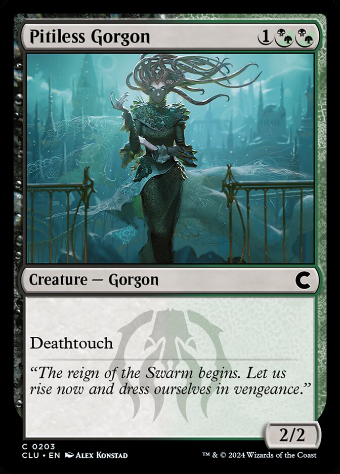 Pitiless Gorgon (203) - Ravnica: Clue Edition (CLU)