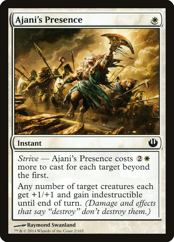 Ajani's Presence (2) - Journey into Nyx (JOU)