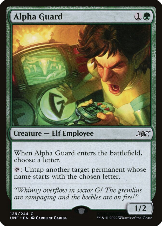 Alpha Guard (129) - Unfinity (UNF)