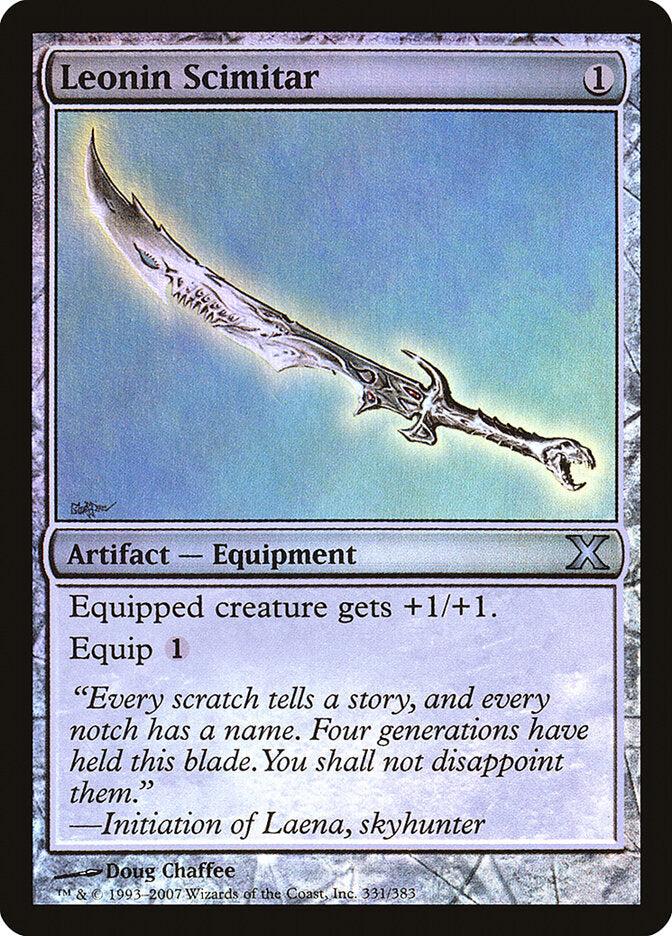 Leonin Scimitar (331) - Tenth Edition (10E)