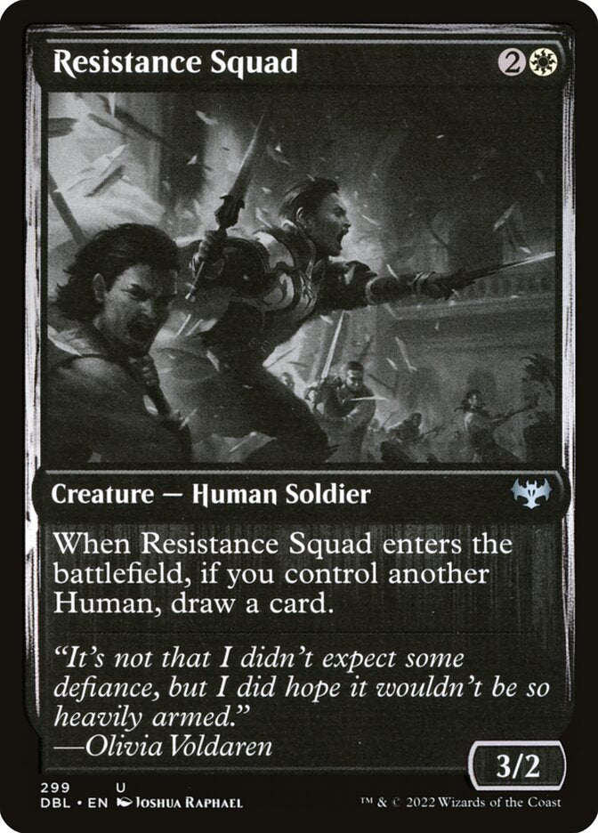 Resistance Squad - [Foil] Innistrad: Double Feature (DBL)