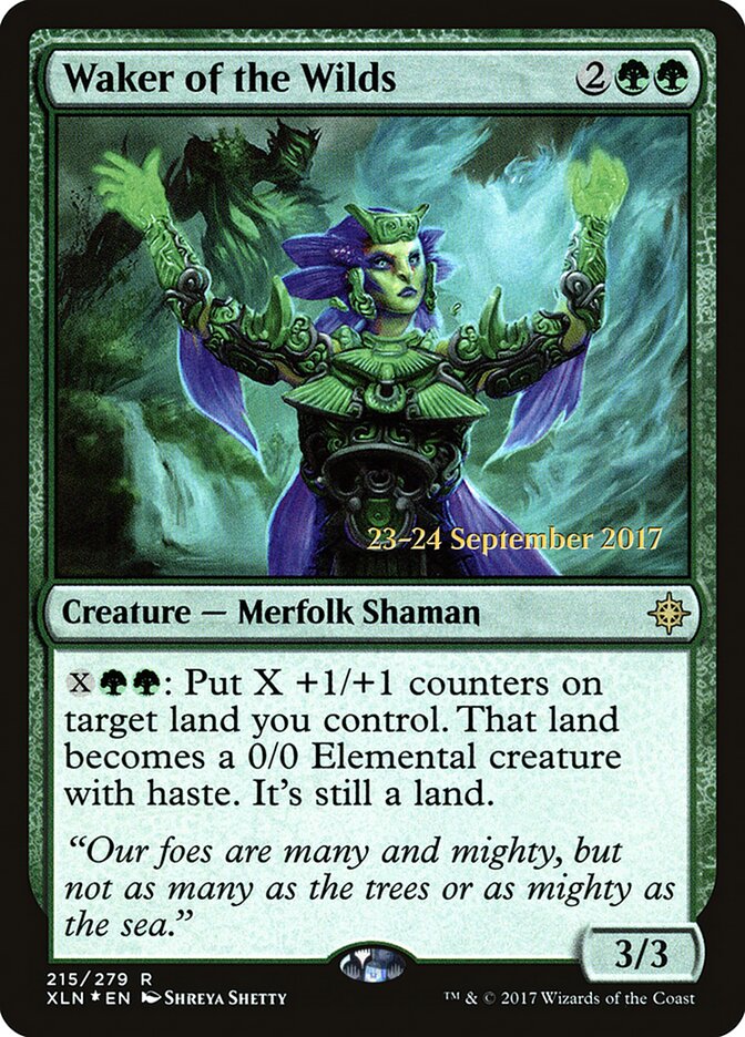 Waker of the Wilds (215s) - Ixalan Promos (PXLN)