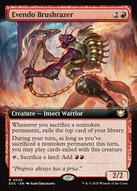 Evendo Brushrazer (30) - Edge of Eternities Commander (EOC)