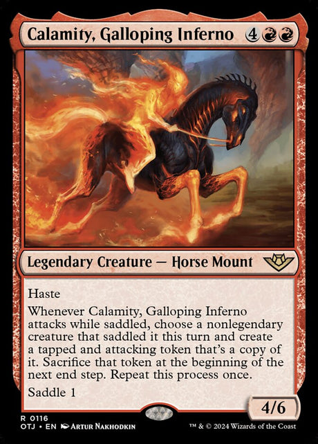 Calamity, Galloping Inferno (116) - Outlaws of Thunder Junction (OTJ)