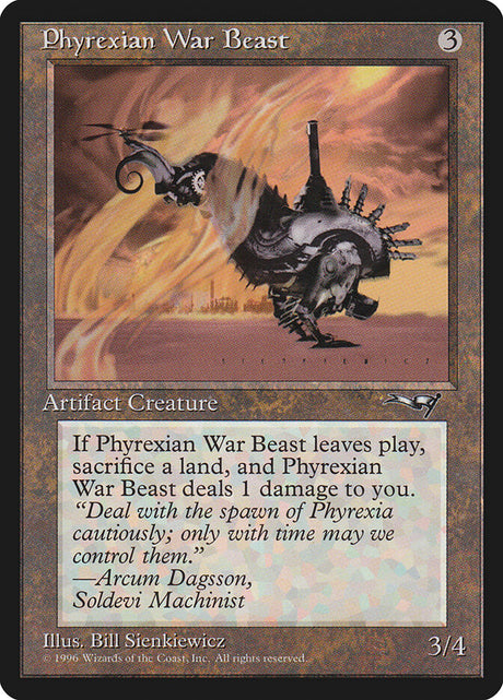 Phyrexian War Beast (127a) - Alliances (ALL)