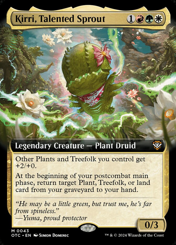 Kirri, Talented Sprout (43) - Outlaws of Thunder Junction Commander (OTC)