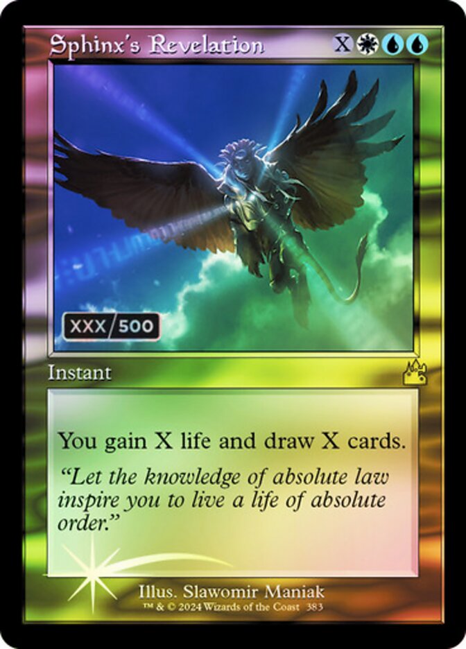 Sphinx's Revelation (383z) - Ravnica Remastered (RVR)