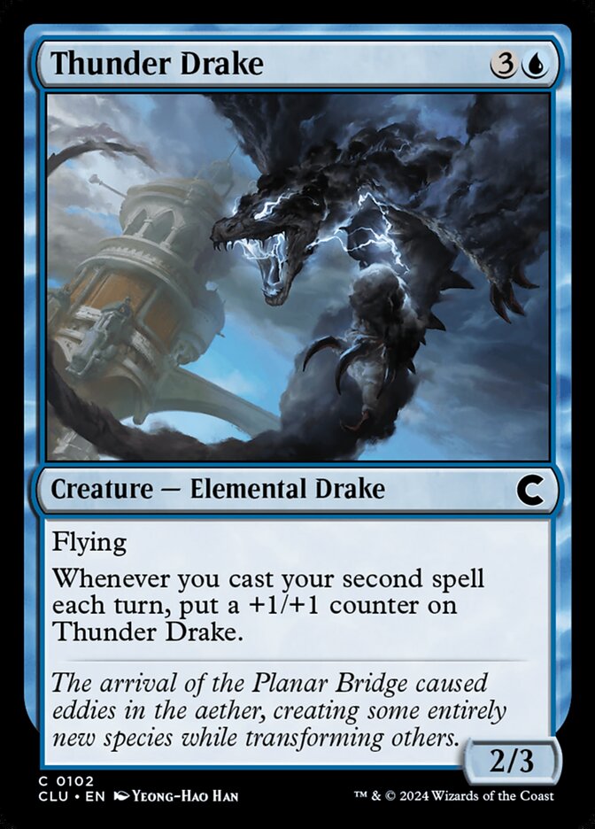 Thunder Drake (102) - Ravnica: Clue Edition (CLU)