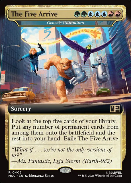 The Five Arrive - Genesis Ultimatum (402) - Marvel Super Heroes Commander (MSC)