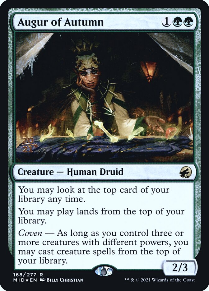 Augur of Autumn (168s) - Innistrad: Midnight Hunt Promos (PMID)