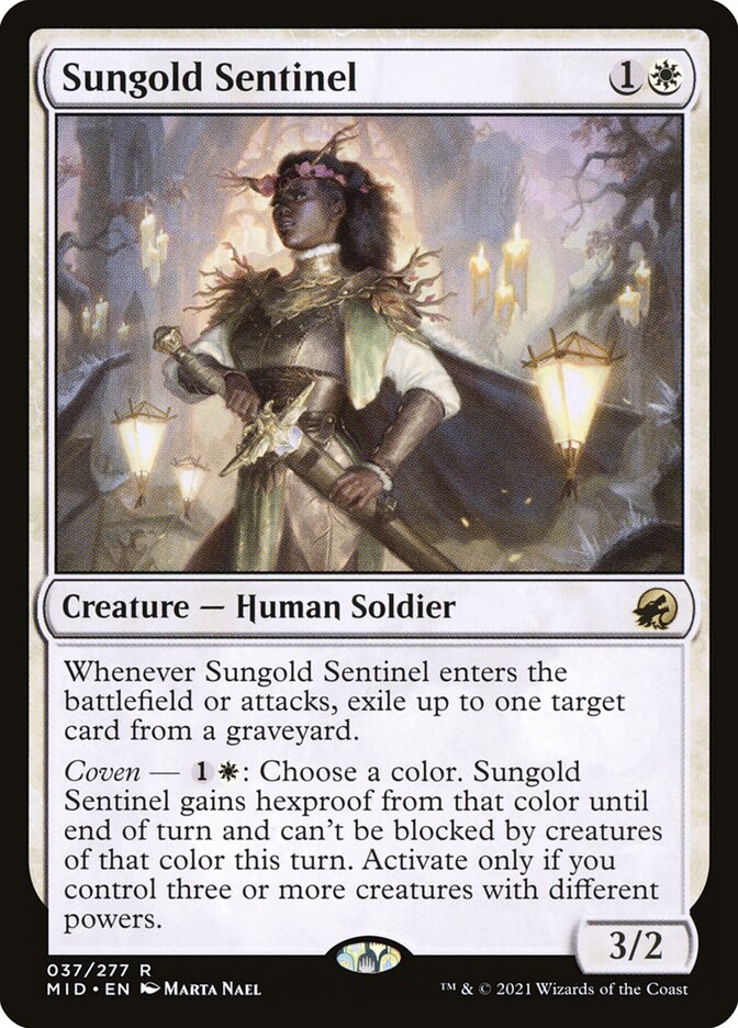 Sungold Sentinel (37) - Innistrad: Midnight Hunt (MID)